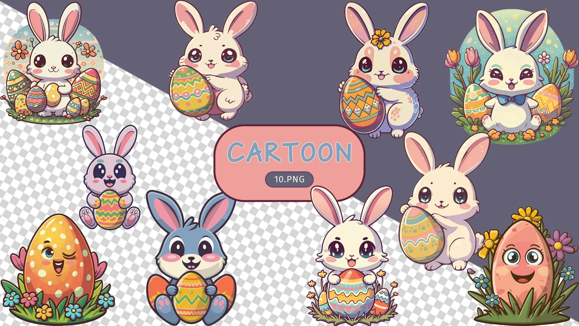 Easter Eggs Galore 3D Pack for Seasonal Designs